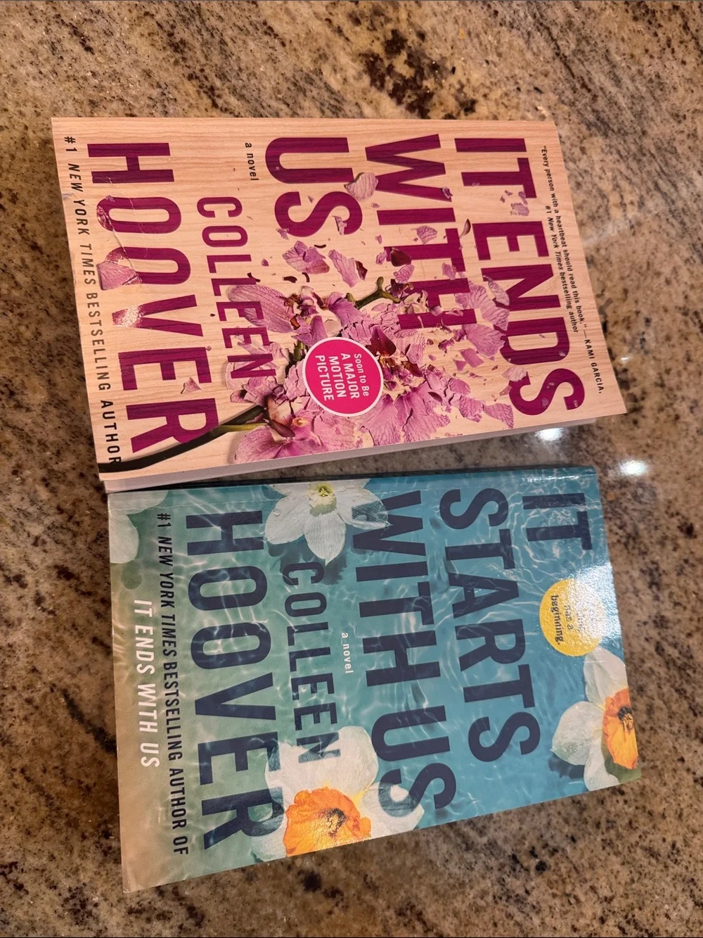 Colleen Hoover “ It starts With Us' and 'It Ends With Us' Paperback Book Set -